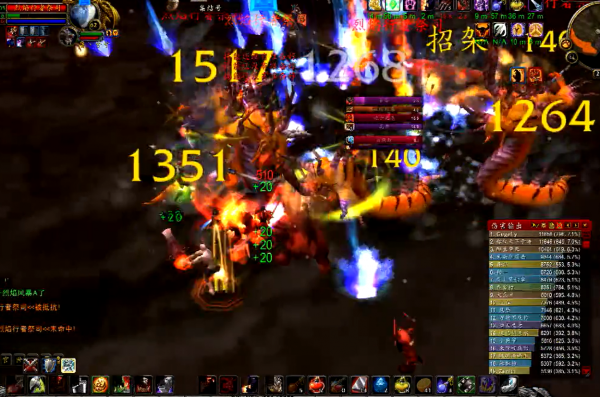 魔獸賽季服73分鐘全通MC，無BUFF藍裝狂暴戰登頂，秒傷達1559點