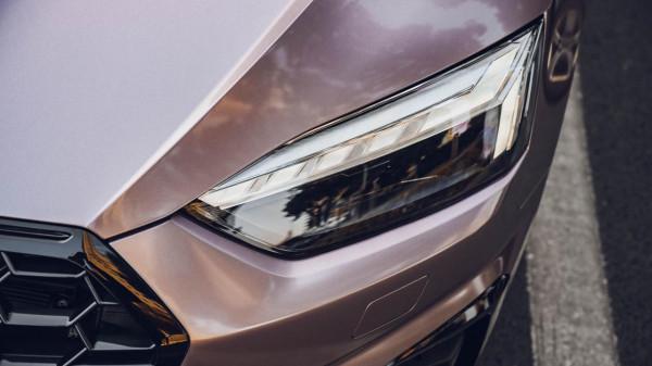 蘇州無二汽車貼膜丨奧迪A5改色冰梅粉