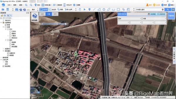 從衛星圖看國外與國內的農村！有什麼差別？