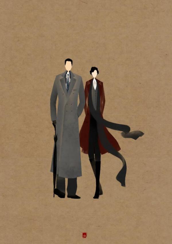 無臉古風插畫圖集：偽裝者和武林外傳(五)