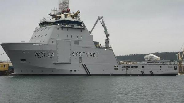 中國出口挪威的海工船被挪威改造成海警船