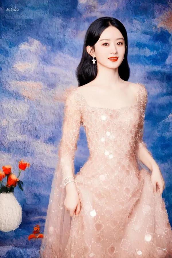趙麗穎這組油畫照太絕了吧