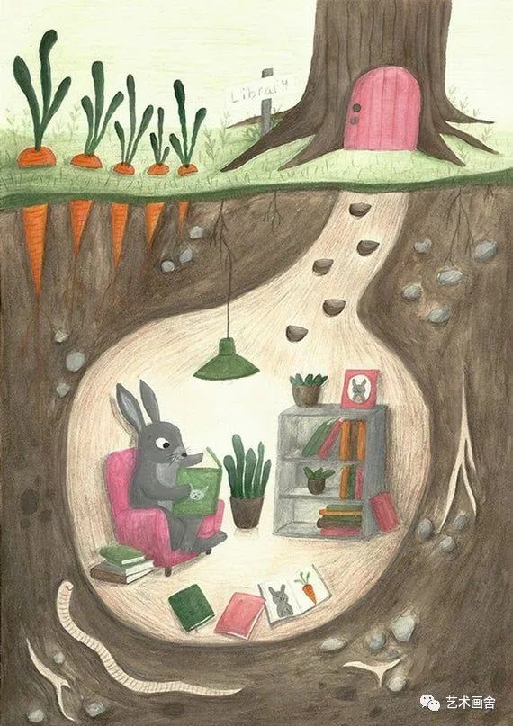 兒童畫素材｜冬天快來啦！小動物準備冬眠啦