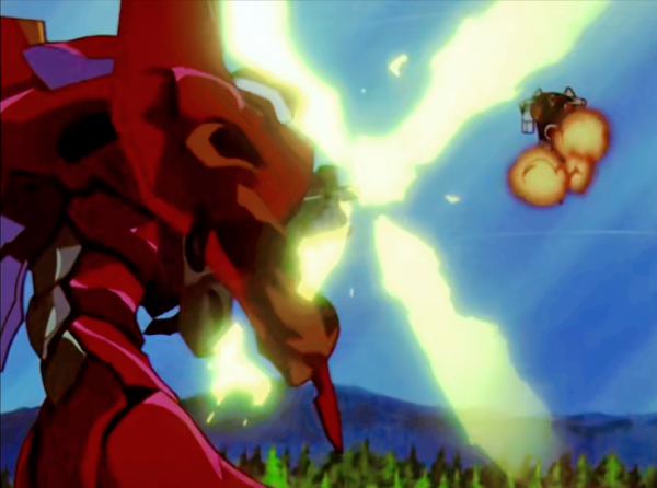 《新世紀福音戰士》第十四使徒力天使，被初號機吞噬的超強怪物