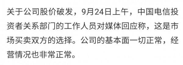中國電信正式破發，作為投資者能介入了嗎？