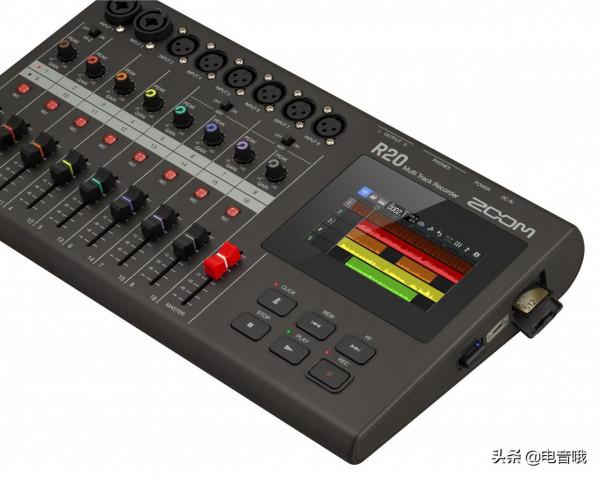 Zoom即將推出帶有觸控式螢幕的16軌行動式多軌錄音機R20 Zoom即將推出帶有觸控式螢幕的16軌行動式多軌錄音機R20