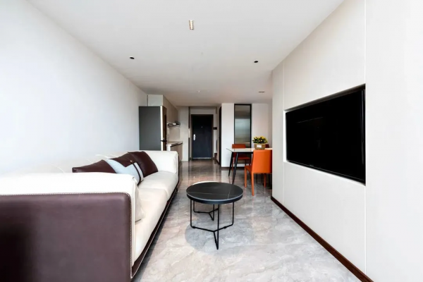 34㎡小家五臟俱全，擠出2室2廳2衛，還有學習休閒區