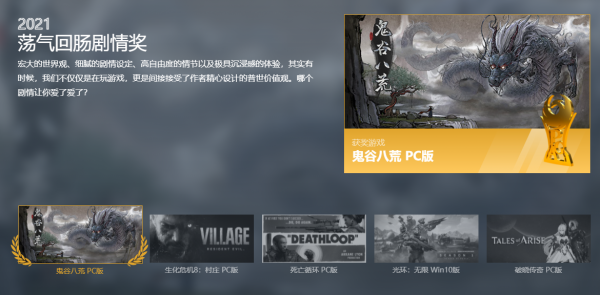 鳳凰遊戲公開「2021年度遊戲評選」各大獎結果