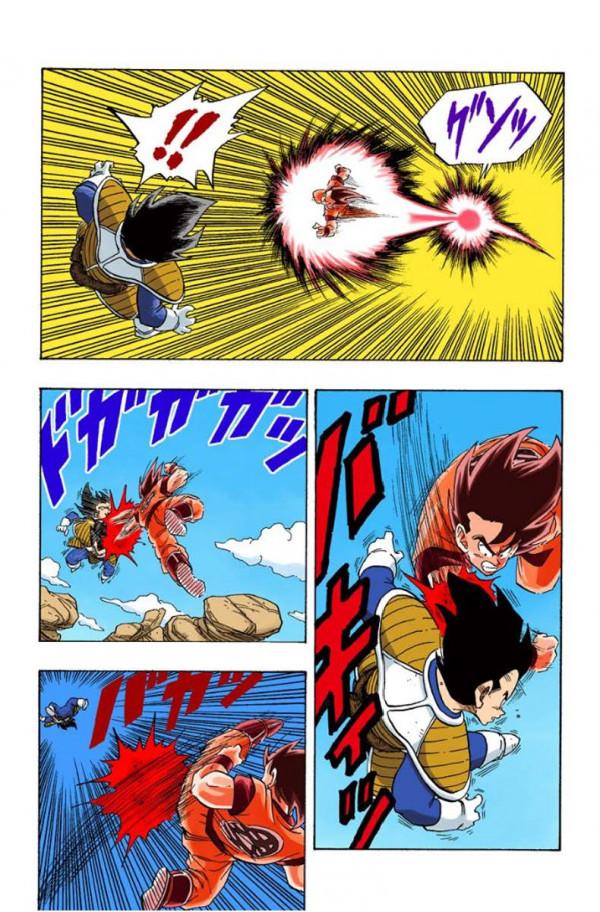 龍珠全綵第227話—228話，悟空VS賽亞人王子。貝吉塔巔峰時刻