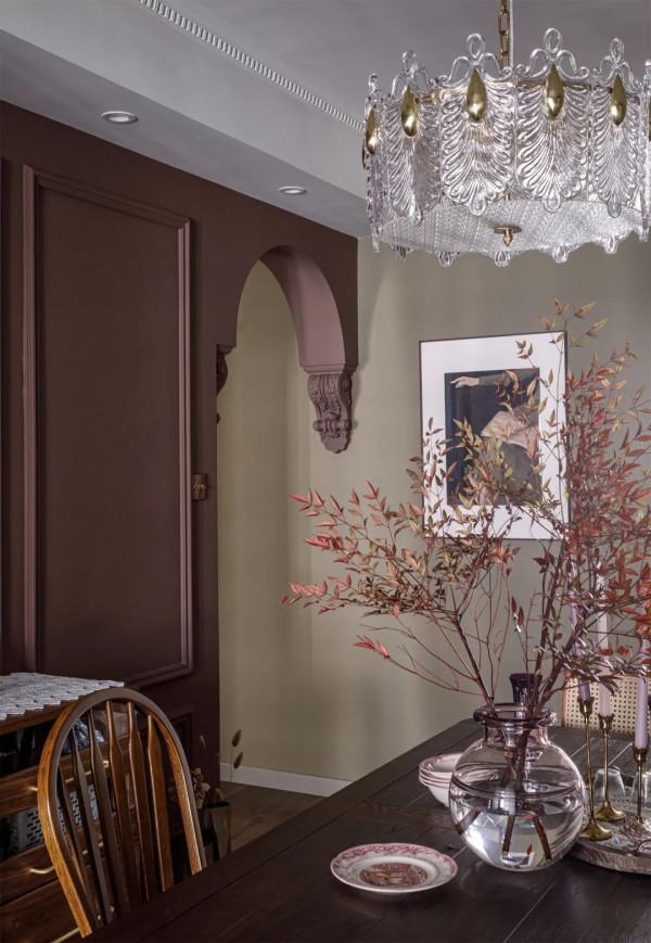 110㎡復古混搭三居，每個視角都美如畫，在家分分鐘被治癒