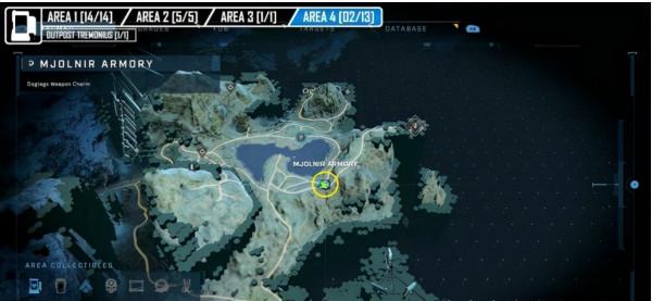 光環無限雷神之錘儲物櫃第四區域位置一覽