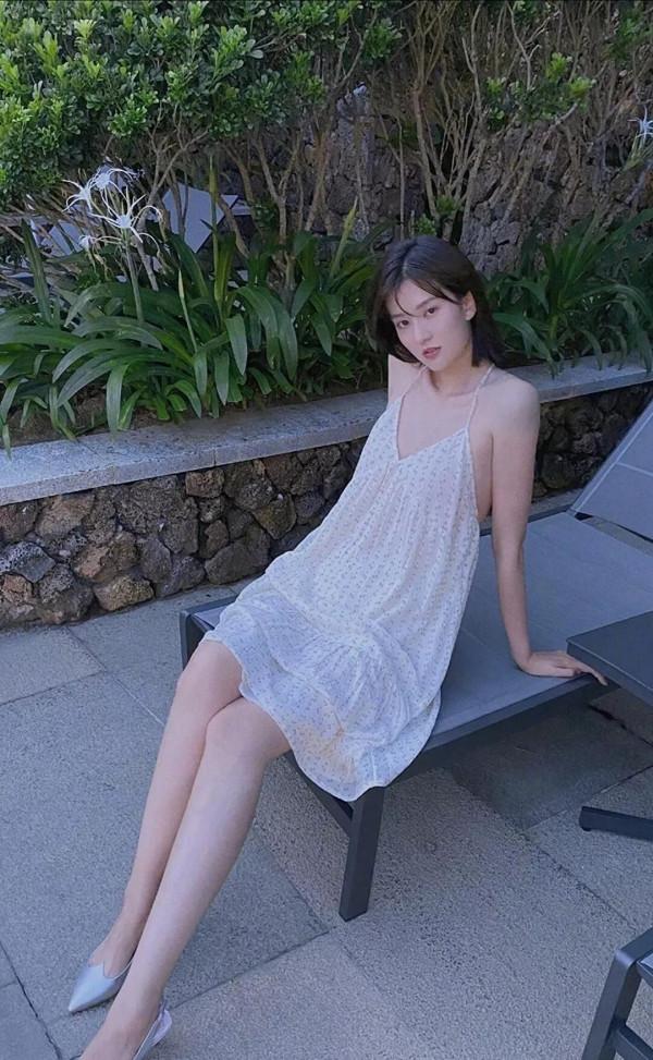 歡樂頌五美之一喬欣，膚白貌美，妥妥人間富貴花