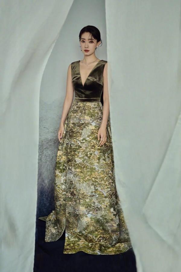 2021金雞獎女星紅毯造型生圖合集，倪妮變方臉，張小斐瘦得認不出