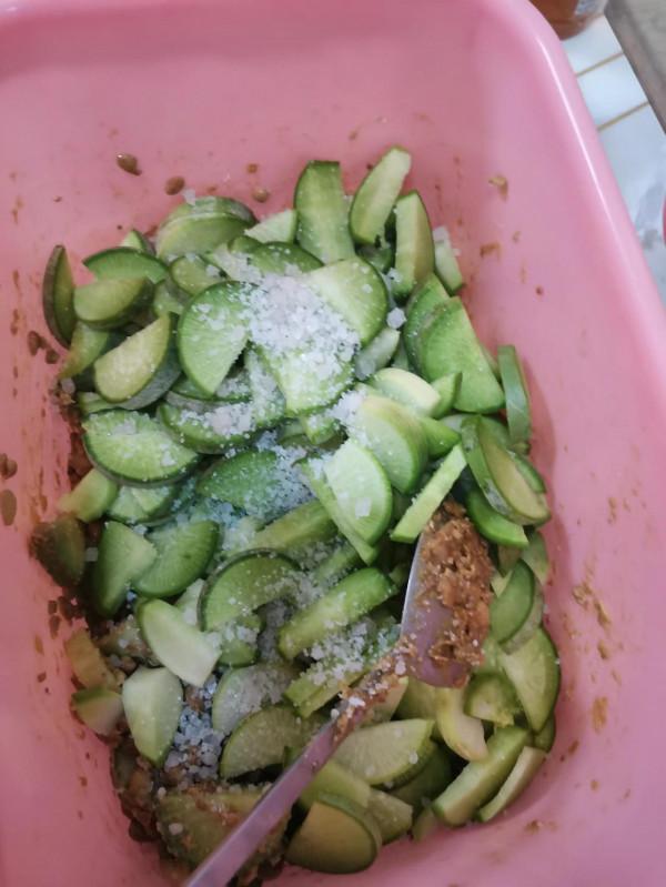 自制臨沂醬豆子蘿蔔鹹菜