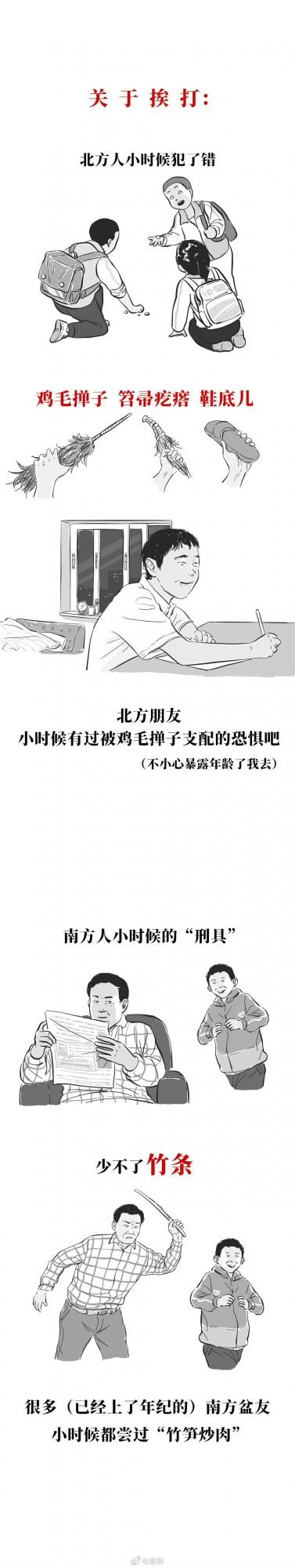 漫畫:北方人的童年VS南方人的童年 漫畫:北方人的童年VS南方人的童年