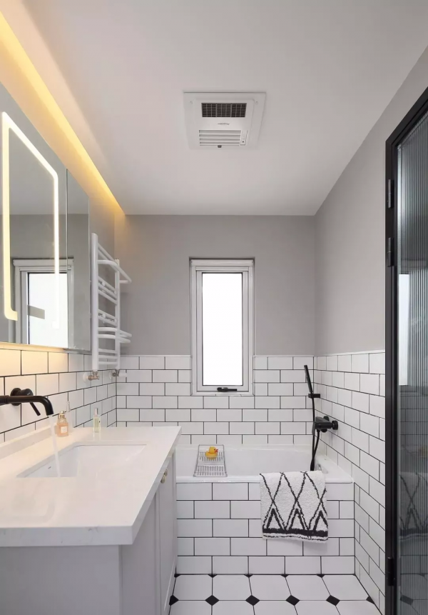 小尼宅配 | 121m²簡約時尚三居室，這樣設計光線充足