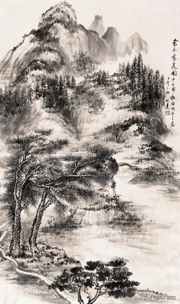 張大千頂禮膜拜的畫家，作品太美啦