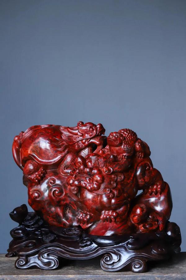 小葉紫檀 | 招財三寶