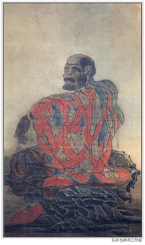 五代南唐時期著名畫家貫休《羅漢十六幀圖》繪畫作品賞析