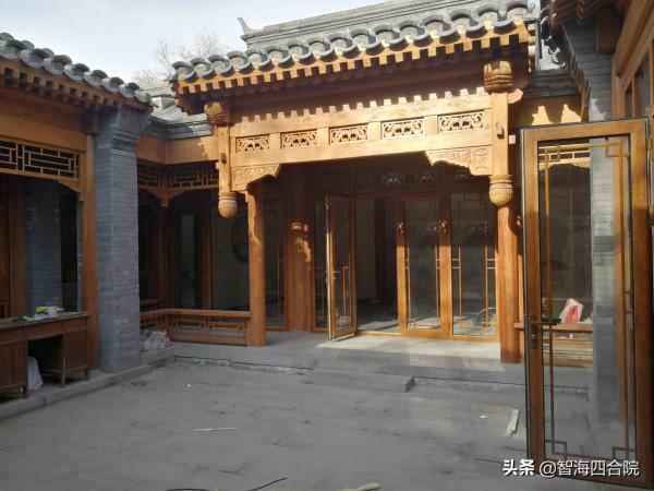 雍和宮全新精裝四合院 垂花門 半拱很是漂亮