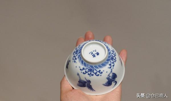 青花仙鶴海浪杯「仙鶴凌雲·浪潮息音」 青花仙鶴海浪杯「仙鶴凌雲·浪潮息音」