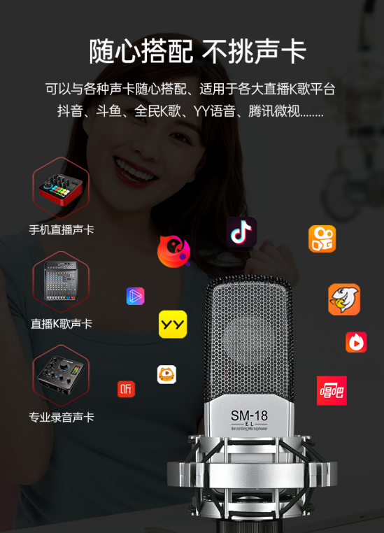 得勝SM-18系列專業錄音麥克風全新上市 帶來更周全的聲音體驗