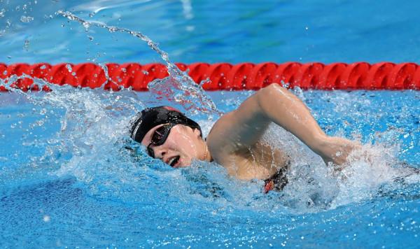 游泳——女子200米自由泳預賽賽況 游泳——女子200米自由泳預賽賽況