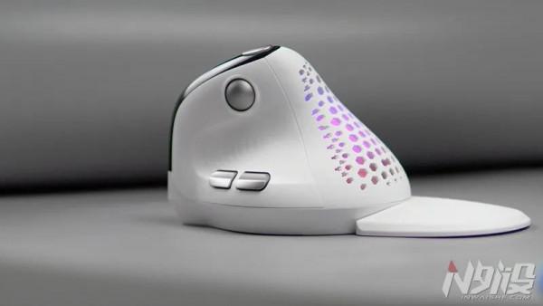 多彩M618XSD探索者垂直人體工學無線滑鼠圖賞