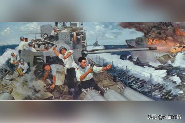 48年前我軍炮艇包圍越南軍艦，海上拼刺刀戰果如何？最新影像曝光