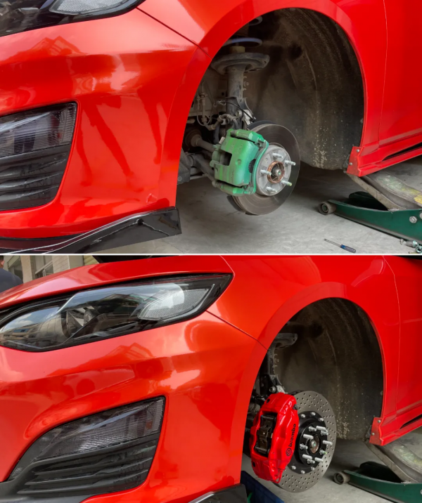 卡鉗安裝案例 | 19款雪佛蘭邁銳寶升級佈雷博F50四活塞卡鉗
