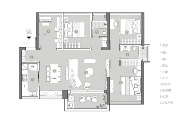 走進這個111㎡的家，感受讓人嚮往的純粹素淨和野趣自然