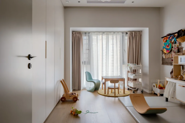 142㎡現代北歐風格新房裝修，有溫度的臥室愛了