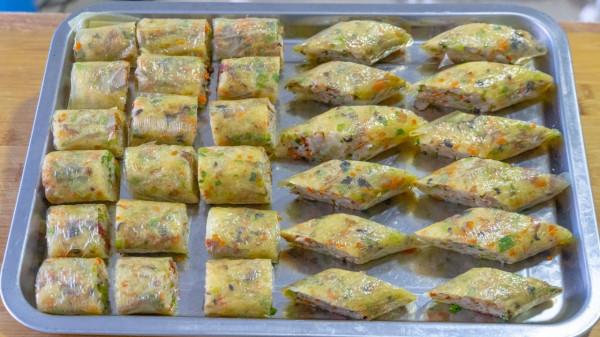 冬天早餐就要這樣做，蒸一蒸，捲一捲，軟糯又鹹香，孩子搶著吃