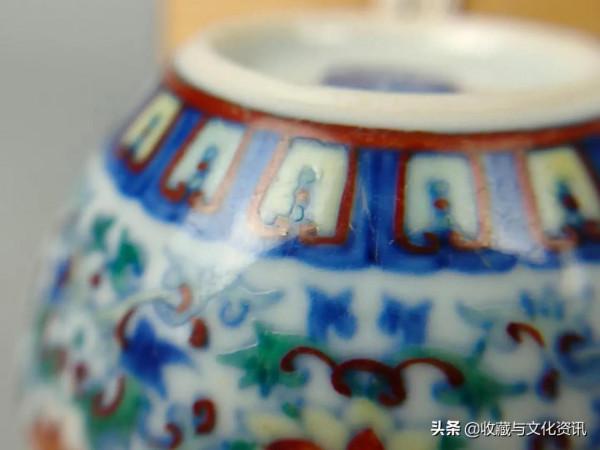 清中期乾隆鬥彩纏枝蓮筆洗鑑賞