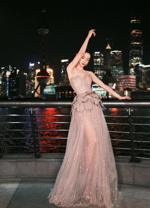 金晨星空禮服活動圖