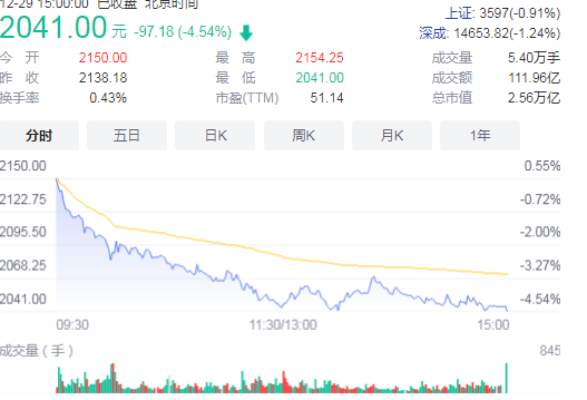 白酒板塊股市：持續下挫