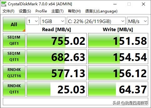 從Surface Pro 4上拆三星PM951 SSD用雷電3硬碟盒速度怎麼樣? 從Surface Pro 4上拆三星PM951 SSD用雷電3硬碟盒速度怎麼樣?