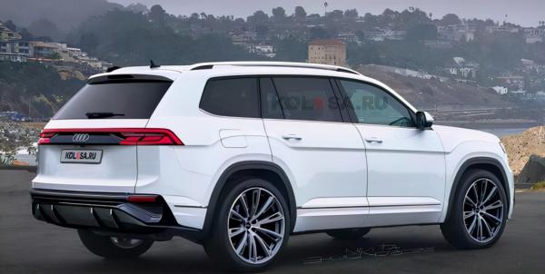 奧迪Q9渲染圖曝光，預計將於2022年釋出