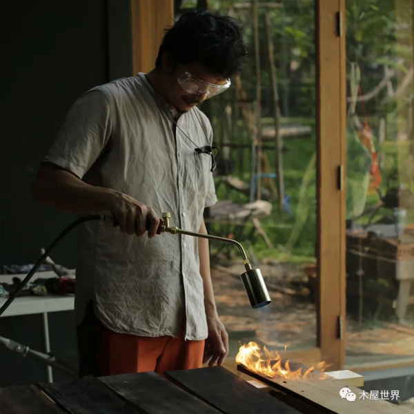 理想主義風，清邁“木與山”小屋宅