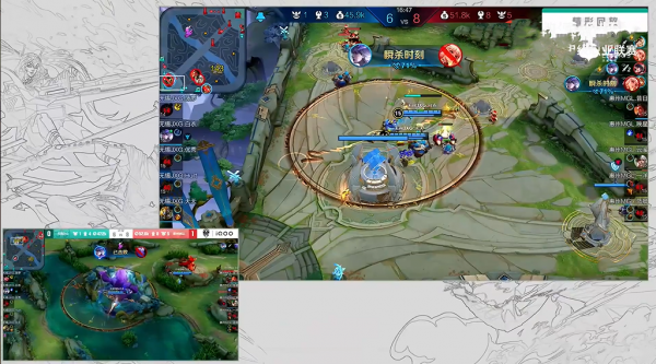 王者榮耀刺痛K甲首戰被零封，隊友發揮離譜，露娜清兵都能斷大