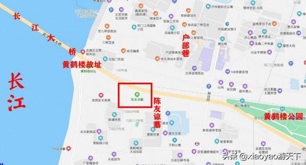 黃鶴樓旁的陳友諒墓,武漢市區唯一一座皇帝陵墓 黃鶴樓旁的陳友諒墓,武漢市區唯一一座皇帝陵墓