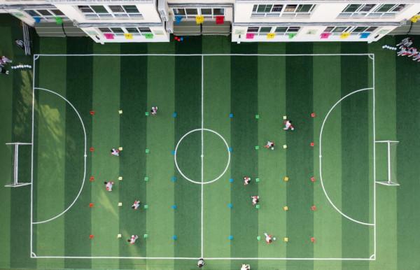 浙江長興：小朋友們的“足球特色周”