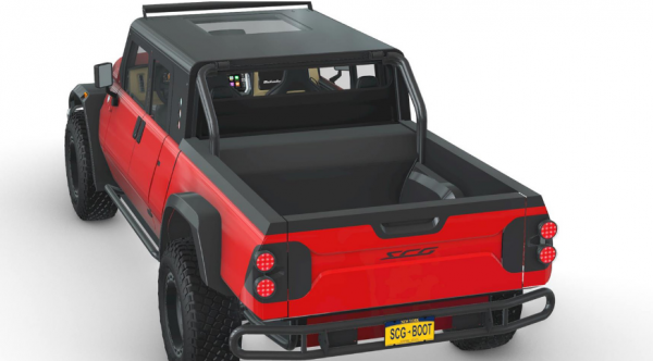 美國“小作坊”打造氫能源皮卡，燃料罐設計成外掛式，你敢開？