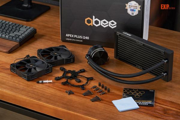 abee APEX Plus i240一體式水冷散熱器圖賞：專為LGA 1700平臺打造