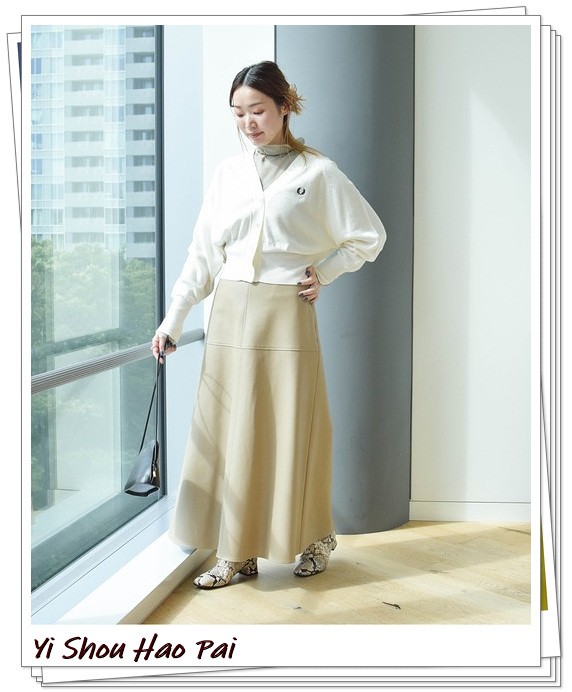 白色開衫的秋季輕熟風搭配示範!3種長度24例穿搭look分享 白色開衫的秋季輕熟風搭配示範!3種長度24例穿搭look分享