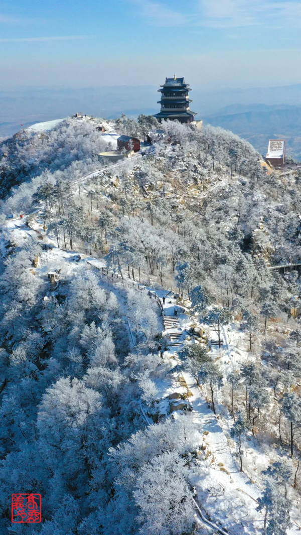 冰雪仙境，看天蒙山玉樹瓊花
