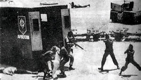 1983年阿基諾遇刺,下葬前仍穿著血衣,因腦部中彈面容顯得不完整 1983年阿基諾遇刺,下葬前仍穿著血衣,因腦部中彈面容顯得不完整