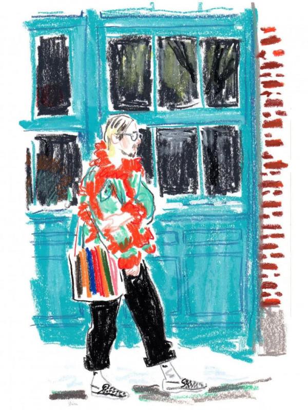 時尚插畫師Damien Florébert Cuypers繪製出隨性而自由的時尚插畫