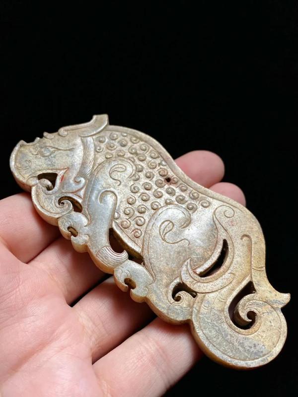 漢瑞獸 玉珮 漢瑞獸 玉珮