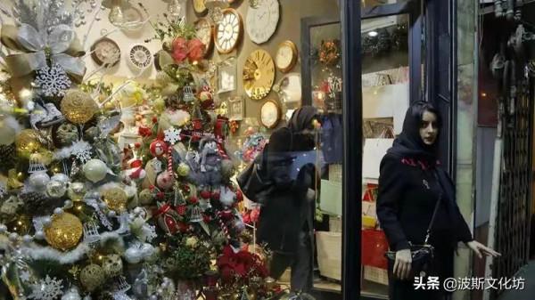 伊朗德黑蘭洋溢聖誕節氣息